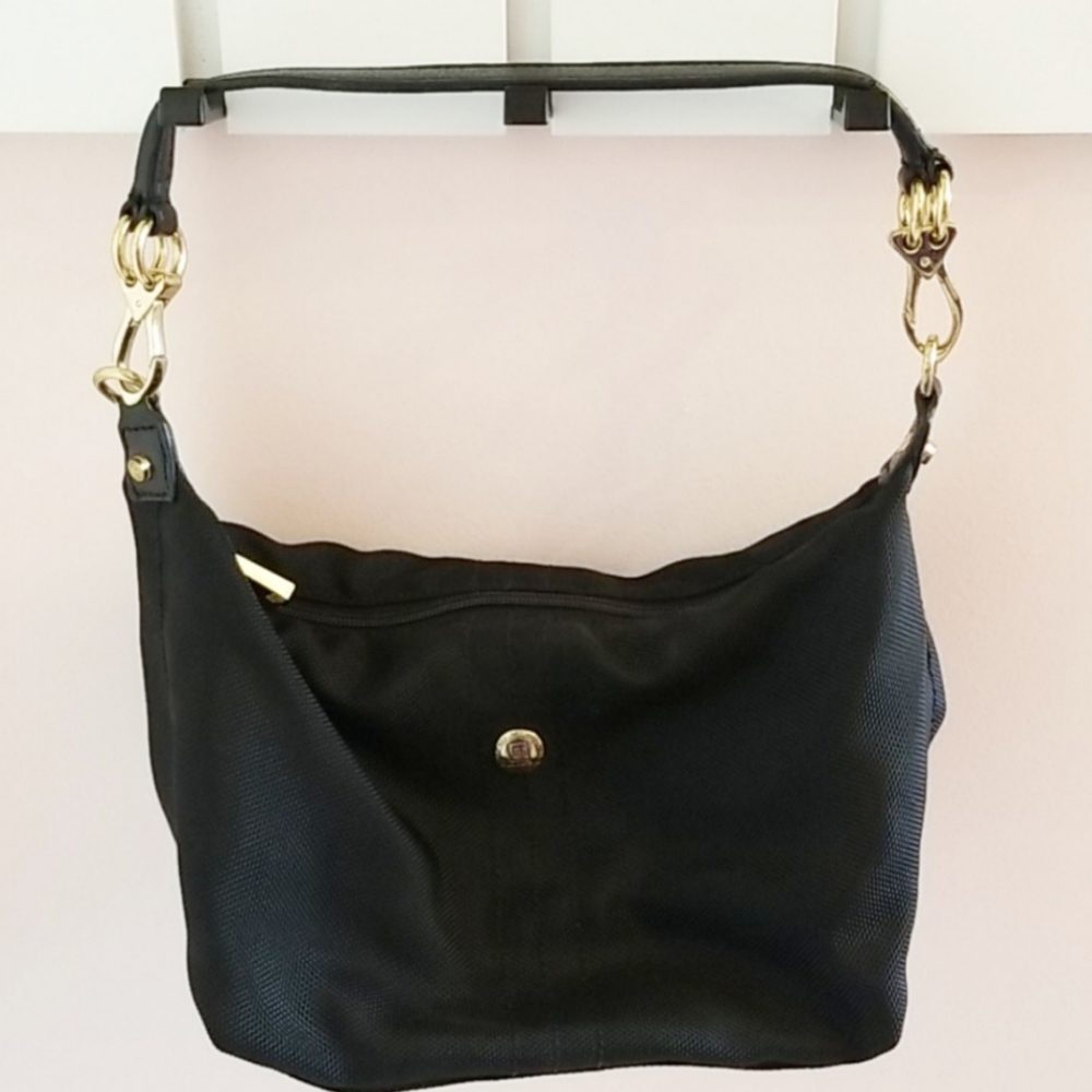 JPK PARIS black woven bag